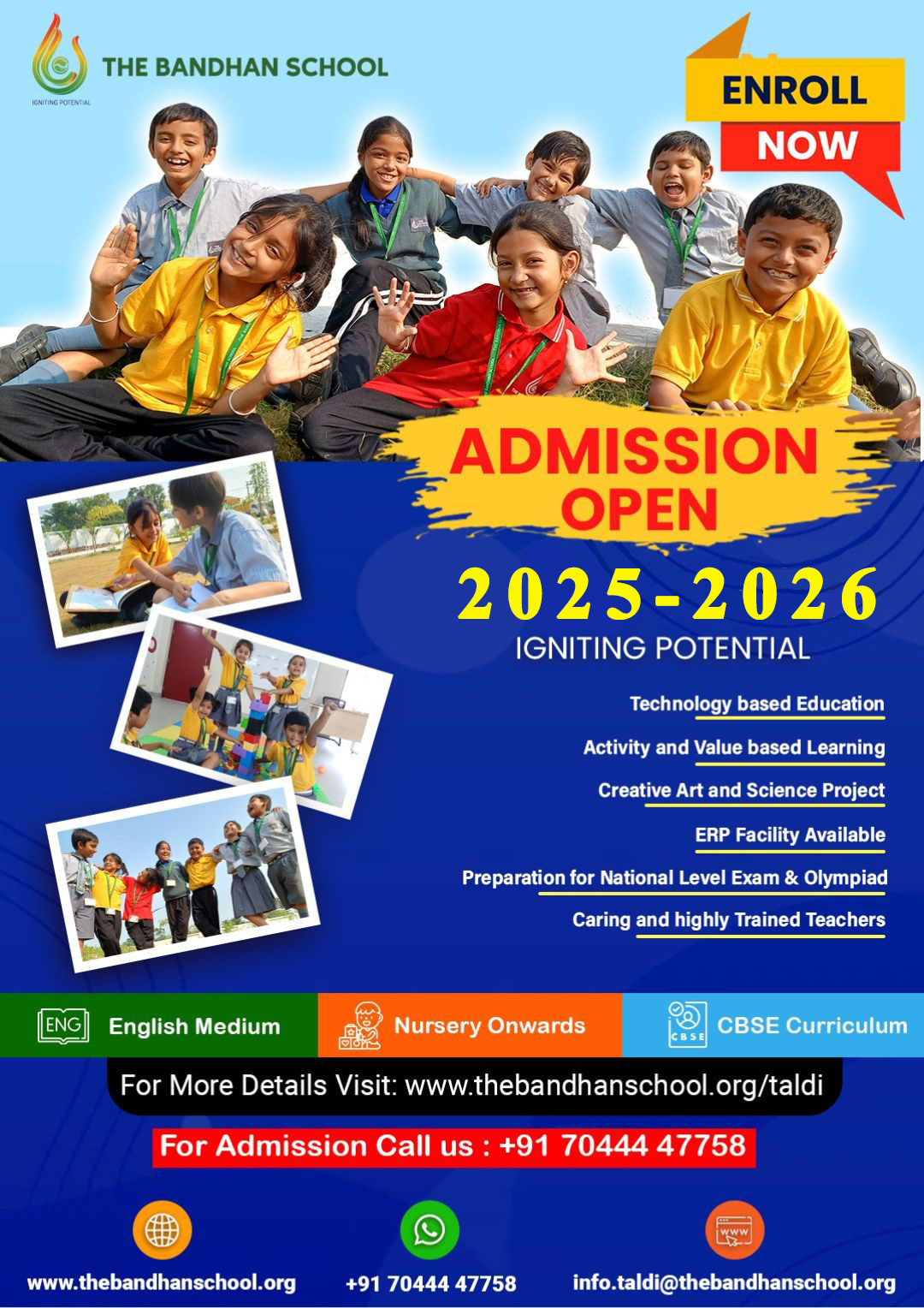 <p>Enroll</p>